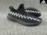 sportworld adidas yeezy 350 unisex couple casual black white lattice